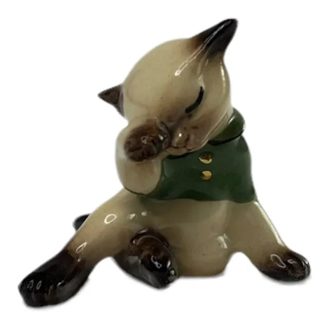 Kitten Who Lost His Mittens 2 Inch Vintage Ceramic Figurine Hagen Renaker