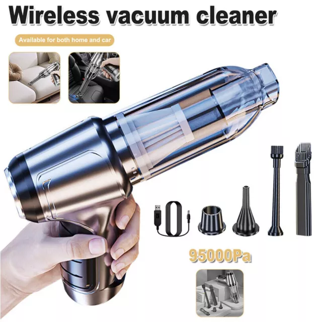 95000PA Handheld Cordless Vacuum Cleaner Home & Car Dust Blower Mini Air Duster 2