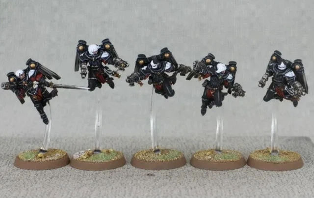 Warhammer 40K WDS painted Adepta Sororitas Seraphim Squad - Sisters of Battle