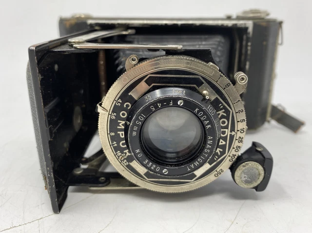 Kodak Vigilant Six-20 Folding Camera Kodak Anastigmat F4.5 105mm Untested