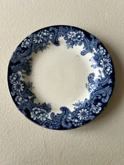 Allertons Ltd Miniature blue & white floral plate