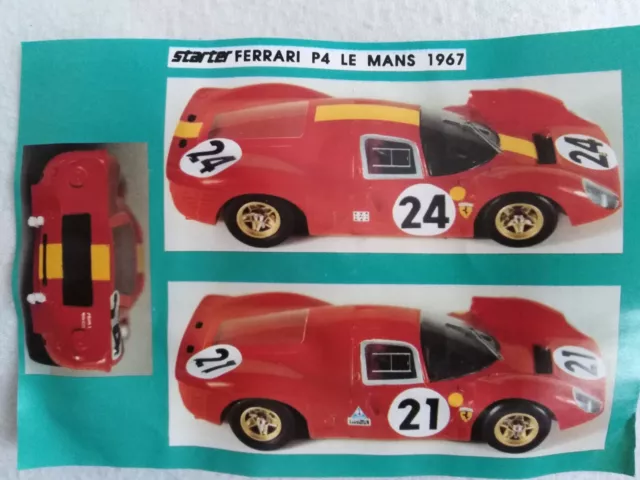 1/43 Starter  Unbuilt Ferrari P4 Le Mans 1967 3 Versions