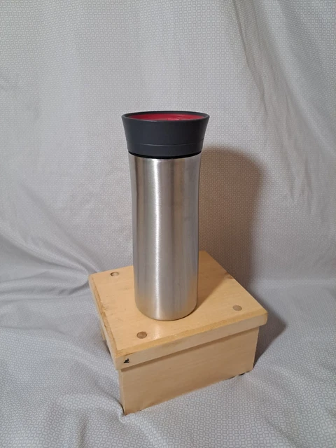 Contigo Travel Mug 16 oz Autoseal Insulated Stainless Red/Black Lock Top