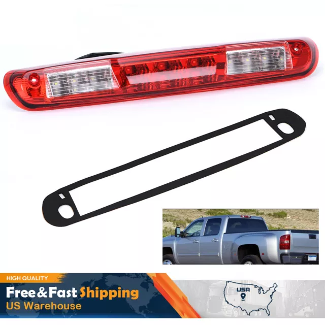 Third Brake Light For 07-14 Chevy Chevrolet Silverado GMC Sierra 1500 2500 3500