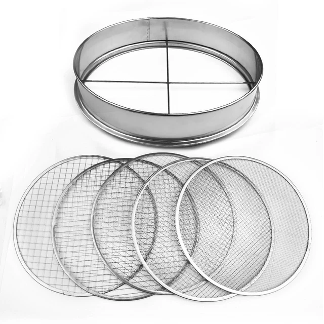 Edelstahl Garten Sieb Set for Optimale Boden Filter Und Gartenarbeit