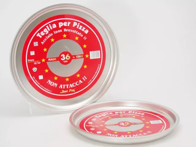 Teglia pizza di forma tonda modello non stick di cm 24