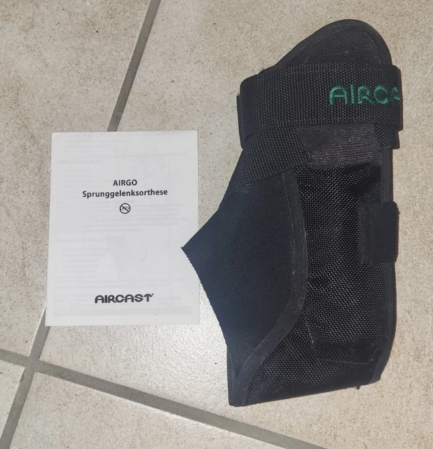 Aircast AirGo - Tutore Caviglia Regolabile, Sinistra O Destra, Comfort Massimo Per Sport E Recupero