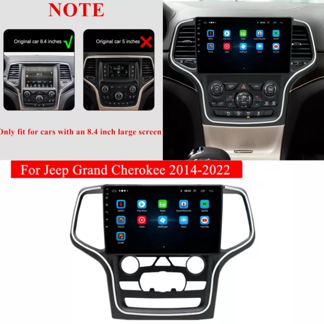 10.1'' 2+32GB Car Stereo Radio GPS Nav For Jeep Grand Cherokee 2014-2022 Carplay