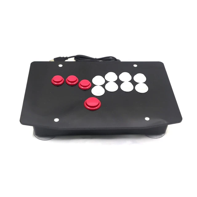 RAC-J500B All Buttons Fight Stick Controller Hitbox Style Arcade Joystick PC NEW