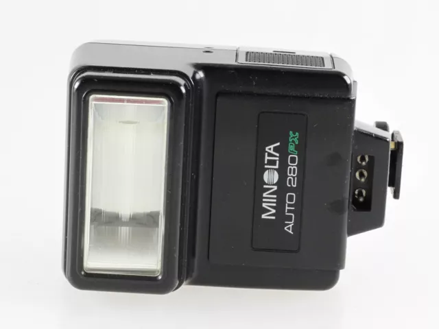 Minolta Auto 280PX 280 PX Blitzgerät Blitz Flash Aufsteckblitz - X-700 XD XE XG