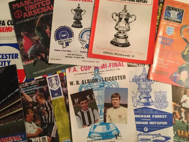 FA Cup Semi-Final Football Programmes *Choose from list* Multi Buy Discount!