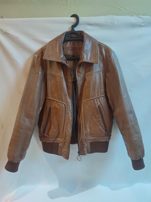 Leather Jackets Brun Miinto Homme Vêtements Manteaux & Vestes Vestes Vestes en cuir Homme Taille: XL