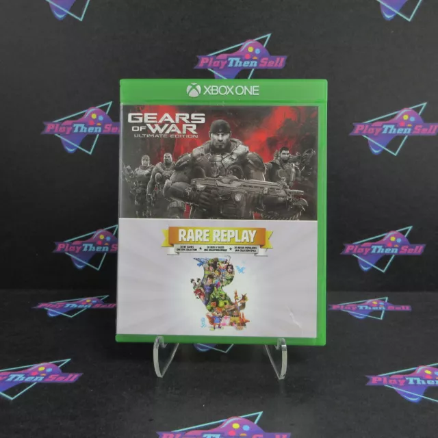 Gears Of War Ultimate Edition/ Rare Replay Combo XBox One COMPLETE CIB