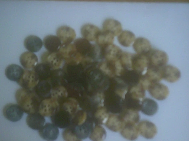 20 Pezzi 15-30 Mm Bottoni Rotondi Colorati Rivestiti In Tessuto - Foto 3