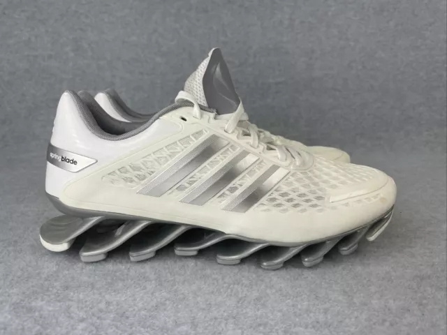 Adidas Springblade Razor Mens Size 7 White Cream Silver Running Shoes M21922
