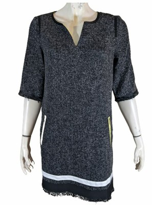 Miss Trend One épaule léopard et Beading Robe Taille 42 