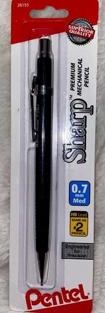 Pentel Black Metallic Barrel Sharp 0.7mm Mechanical Pencil #2