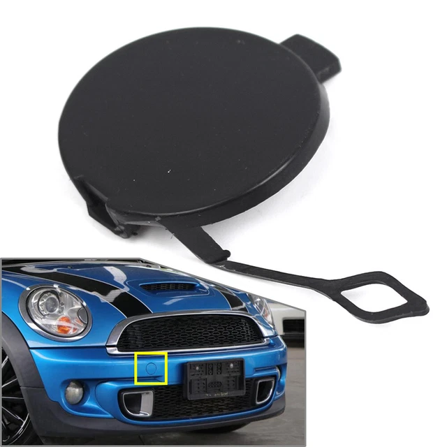 Cache œillet De Remorquage Avant Pour MINI Cooper S (F55, F56, F57) - Noir ABS - Remplace L'original 51117337796