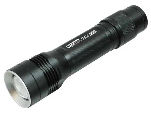 Lighthouse Elite Focus800 Torche LED 800 Lumens - Rechargeable USB Powerbank L /