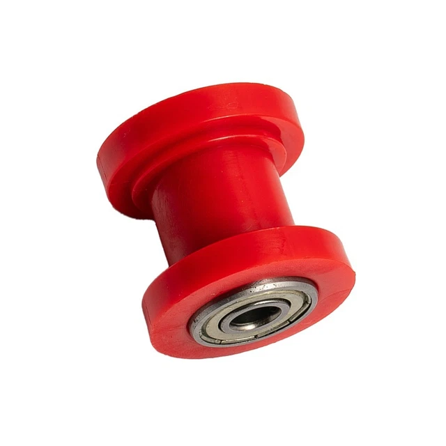 Rouleau Tendeur De Chaîne 8mm Pour Moto/ATV | Guide De Chaîne En Caoutchouc Et Fer - Multiple Couleurs