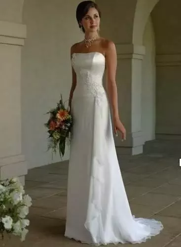 UK Glitter Off Shoulder Corset Back A Line Wedding Dresses White ivory Size  6-20
