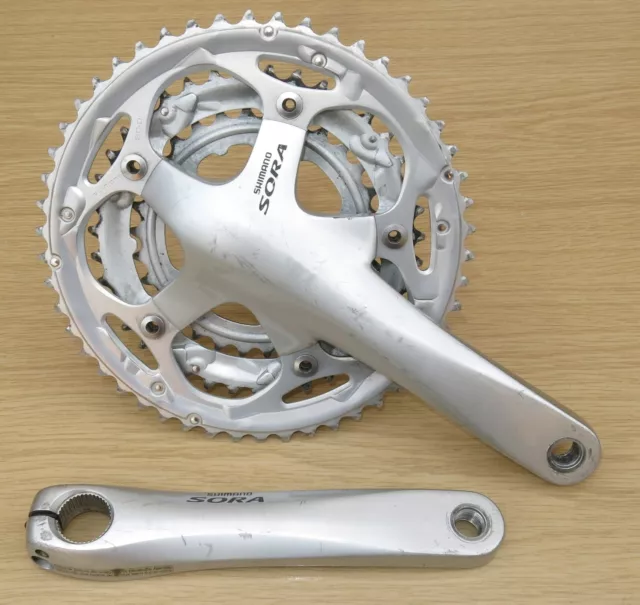SHIMANO SORA FC 3403 FC 3400 Triple Chainset Crankset 175mm 35.00 PicClick UK