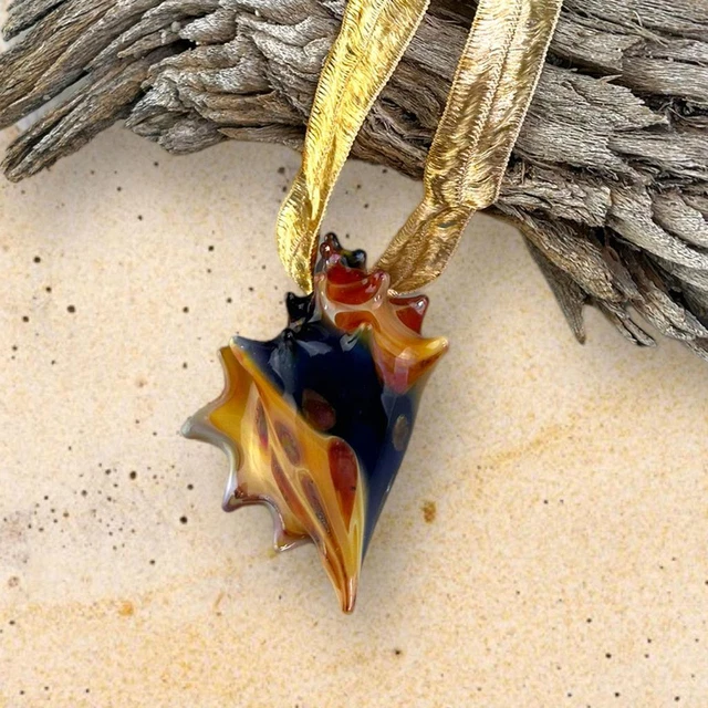 Lampwork Beads Boro Glass Conch Cone Sea Shell Focal Bead Pendant RC Art Glass