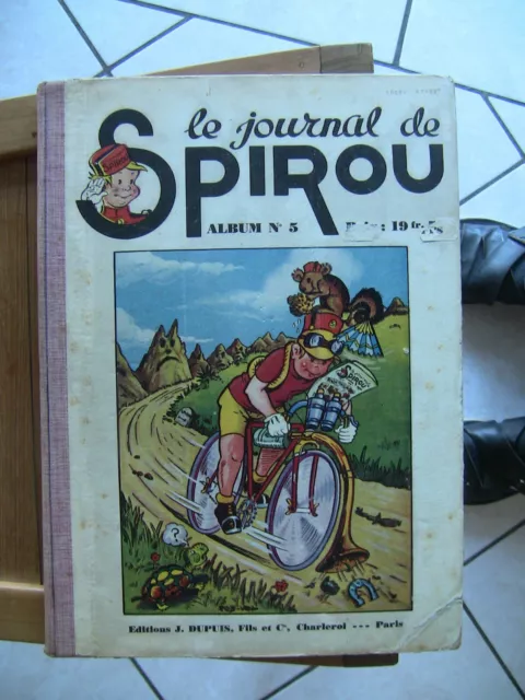 Grande Vente Reliures Spirou Reliure 5 Tres Bon Etat Cote 1200