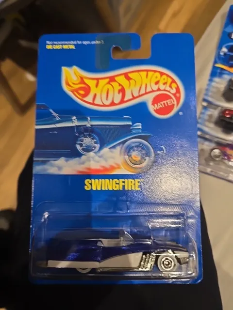 Vintage 1992 Hot Wheels Collector No. 214 Swingfire MOSC New Sealed