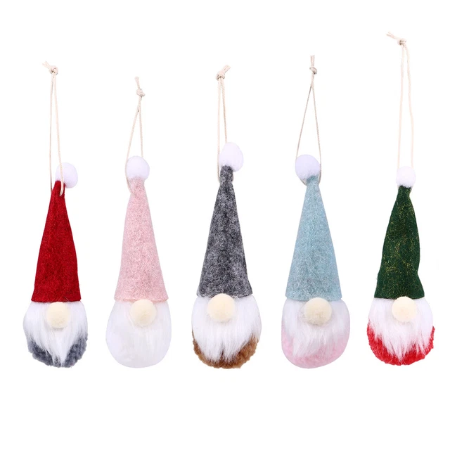 Xmas Hanging Decorations Faceless Doll Ornament Christmas Elder