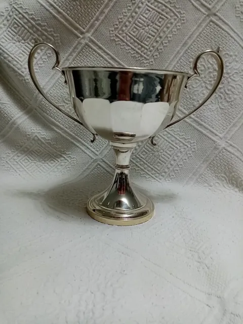 Vintage R. Miracoli Pokal Silver Plated. geputzt, ca. 28x27 cm.