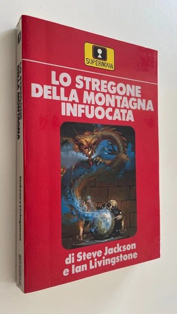 Lo stregone della montagna infuocata Librogame Supernova 1985 Lo stregone della montagna infuocata Librogame Supernova 1985