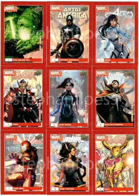 2019-20 2020 Marvel Annual Variant Cover Tier 1 2 3 4 You Pick Finish Your Set