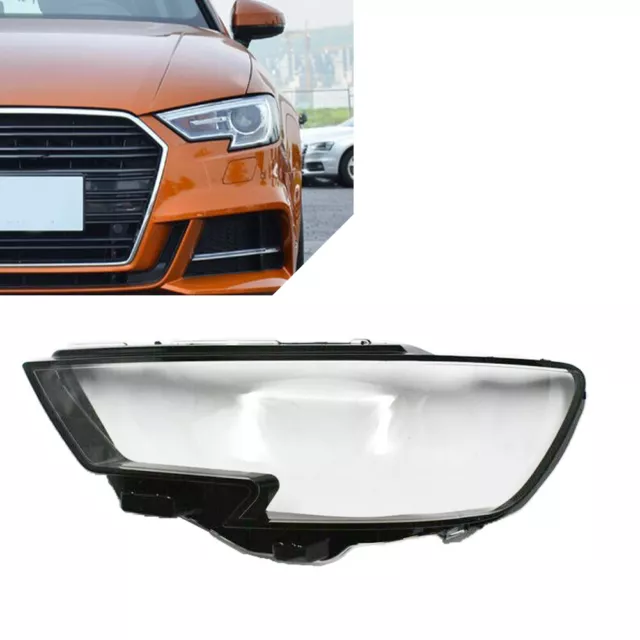 Auto Shell Clear Lampshade Headlight Lens Cover Fit For Audi A3 2017-2020 LEFT