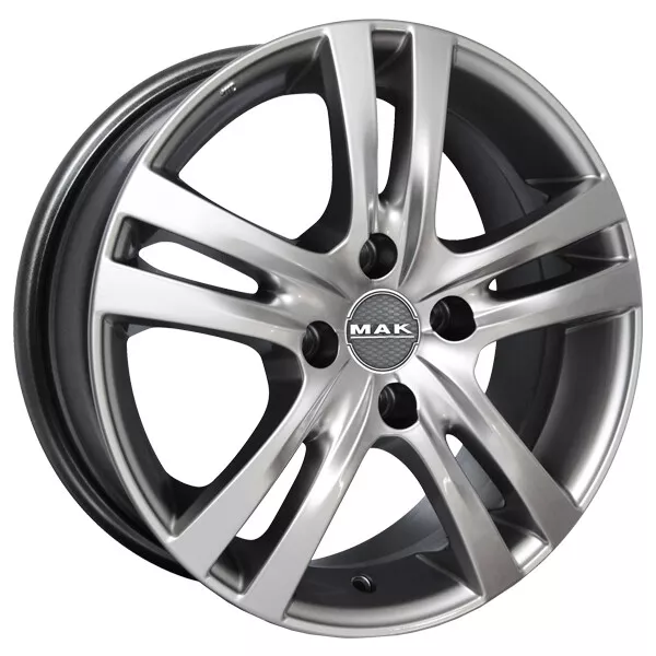 Jantes Roues Mak Zenith Pour Mini One 7X17 4X100 Hyper Silver Z11