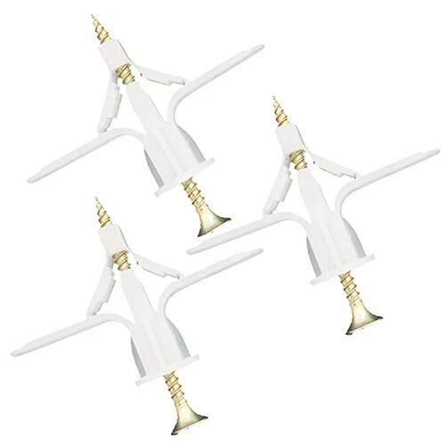 Drywall Anchor kit - Hollow Wall Anchors with Screws ，self-Drilling Hollow Wa...
