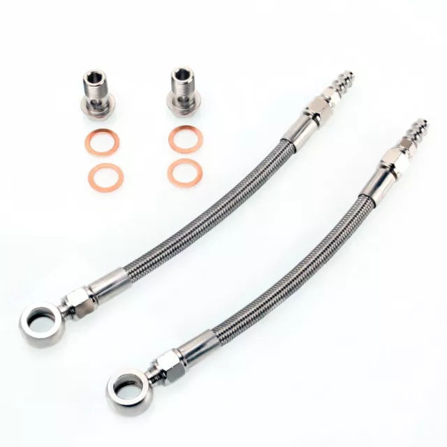 TRITDT Turbo Water Line Kit M18x1.5mm for Garrett GT3788R GT4088R GT4094