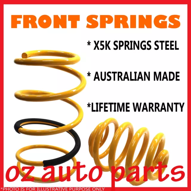 HOLDEN HQ/HJ/HX/HZ/WB V8 FRONT ULTRA LOW 70mm LOWERED COIL SPRINGS