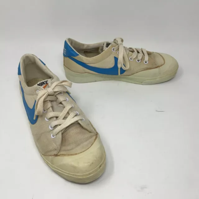 speelgoed Nucleair Wafel VINTAGE 70S 80S Nike Blazer All Court Tennis Canvas Shoes Rubber OG Mens  Size 6 $119.99 - PicClick