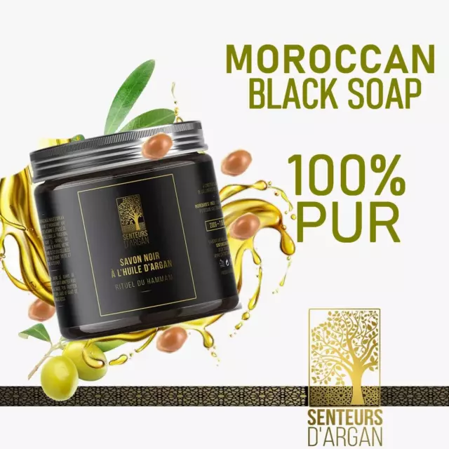 S.A Gommage Corps Au Savon Noir Hammam, Gommage Corps Sans Grains À L'Huile D'Ar 3