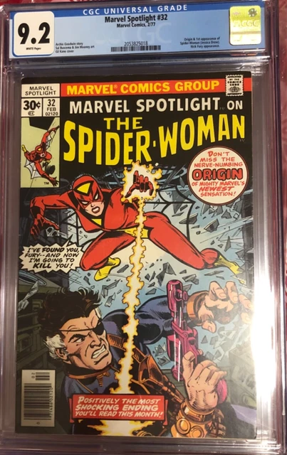 marvel spotlight 32 cgc 9.2 1st spider-woman Appearance