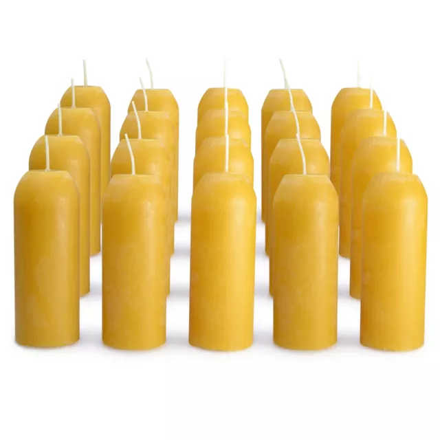 UCO 12-Hour Natural Beeswax Candles - Candle Lantern 20-pack