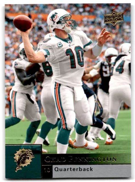 2009 Upper Deck Chad Pennington Miami Dolphins #107