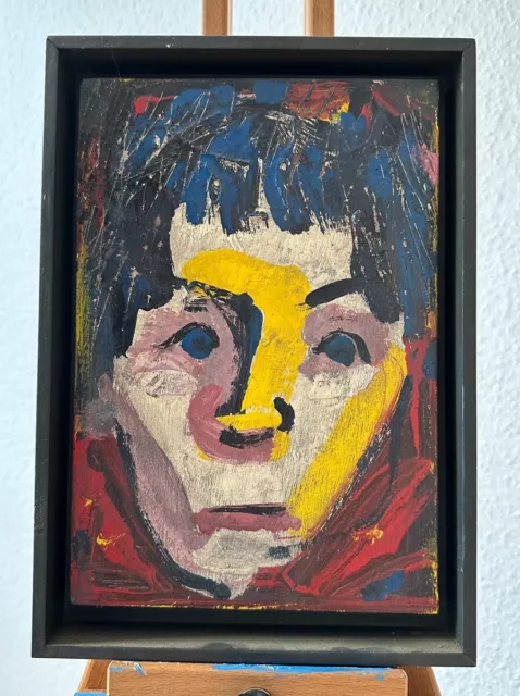 Portrait, 30 x 21 cm, Holz, Künstler unbekannt