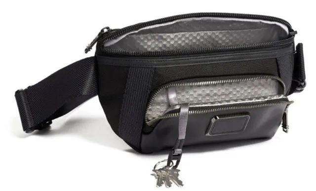 TUMI Alpha Bravo Campbell Utility Pouch Waist Pack Crossbody Bag. 2