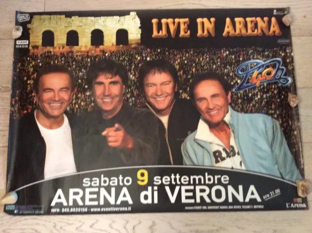 Pooh - Poster E Biglietto Originale Del Concerto All'arena Di Verona 9/9/2006