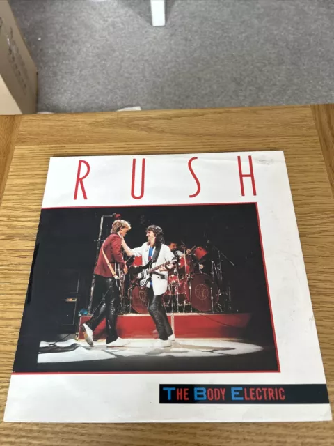 Rush The Body Electric 10 Inch Red  Vinyl Limited Edition 1St Pressing 1984