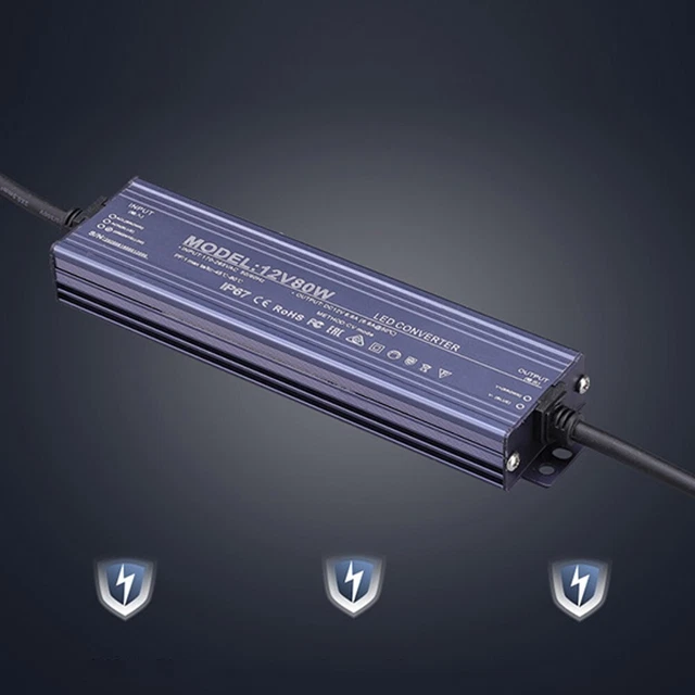 Versatile 12V LED Driver for LED Light Strips Security Cameras and More