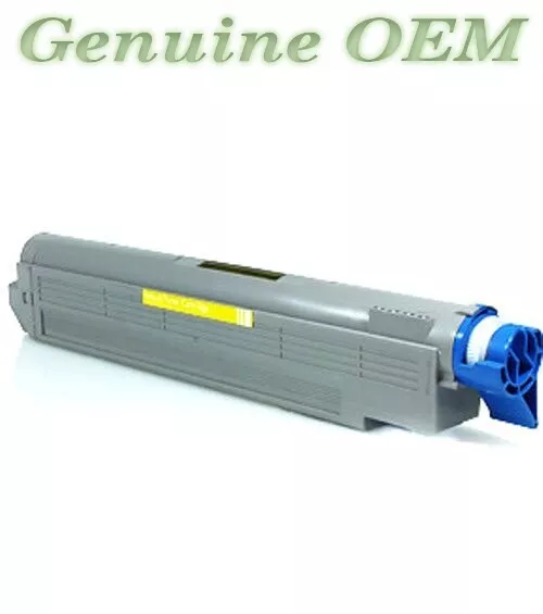 42918921 Original OEM Okidata Toner Cartridge, Yellow Genuine Sealed