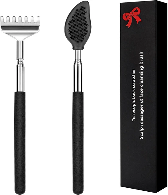 Back Scratcher 2 Pack Portable Extendable Gifts for Men Women...